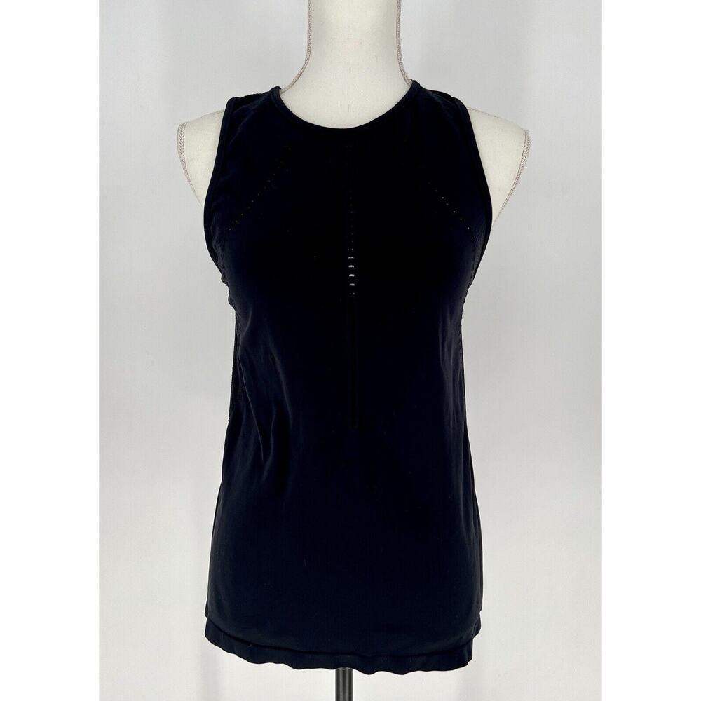 Athleta Foothill Seamless‎ Tank in Black Sz XS
